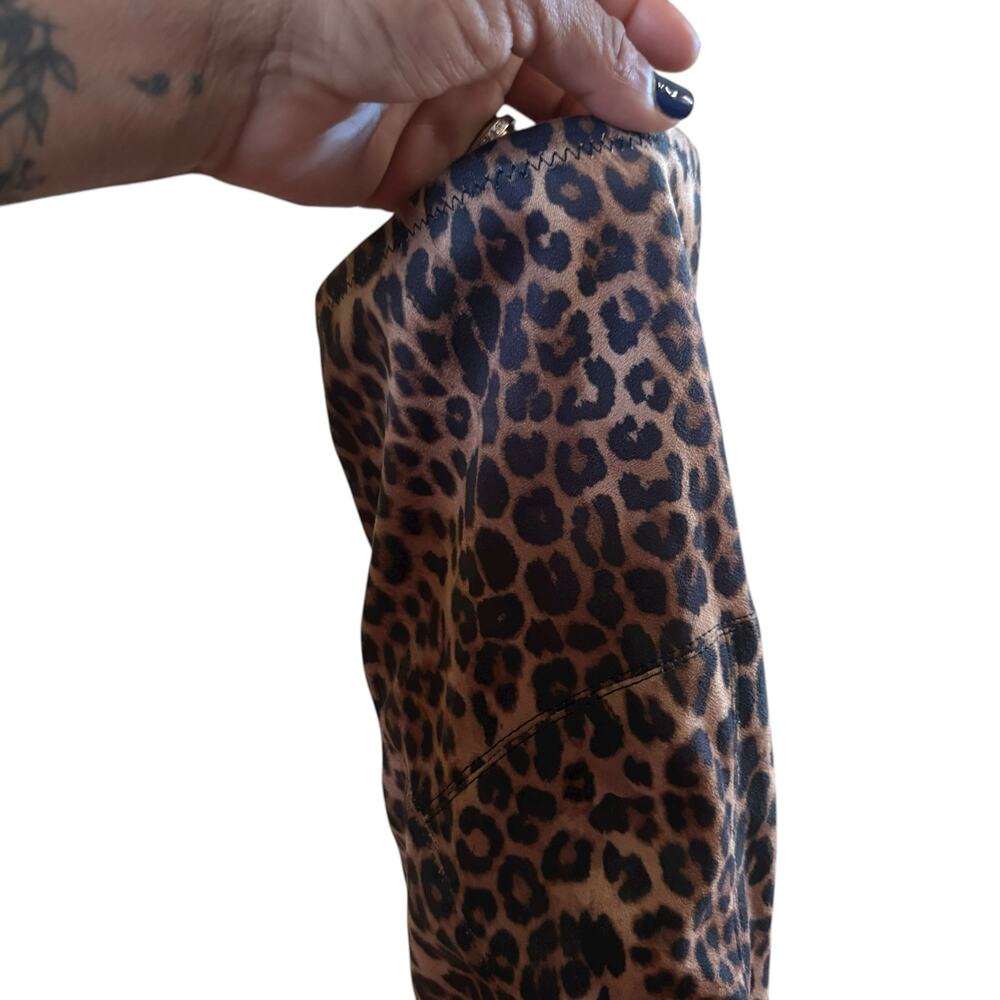 Marc Fisher (NWOT) Lully Leopard Over The Knee Block Heel Side Zip Boot sz 8 - Picture 12 of 13